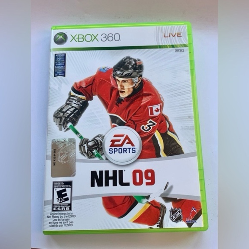 NHL 09 XBOX 360 Game - CIB